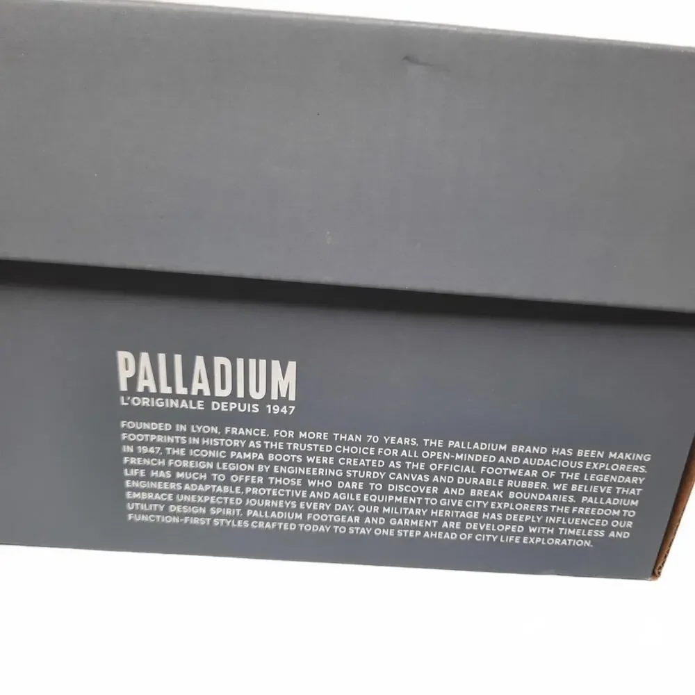 Palladium Revolt LO TX Women's‎ Black -Vegan Size 8.5